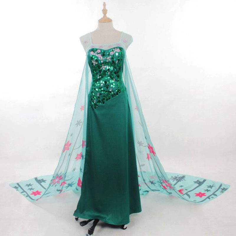 新品未使用✧︎ アナと雪の女王 エルサのサプライズ ドレス コスプレ 衣装 アナ