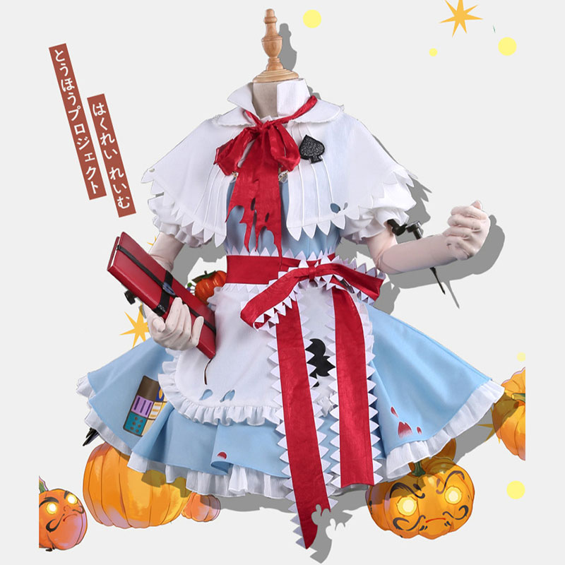 夢 幻 東方幻想郷 アリス マーガトロイド 東方project コスプレ衣装 ハロウィン 魔女風 スカート ゴスロリ 安い通販 送料無料