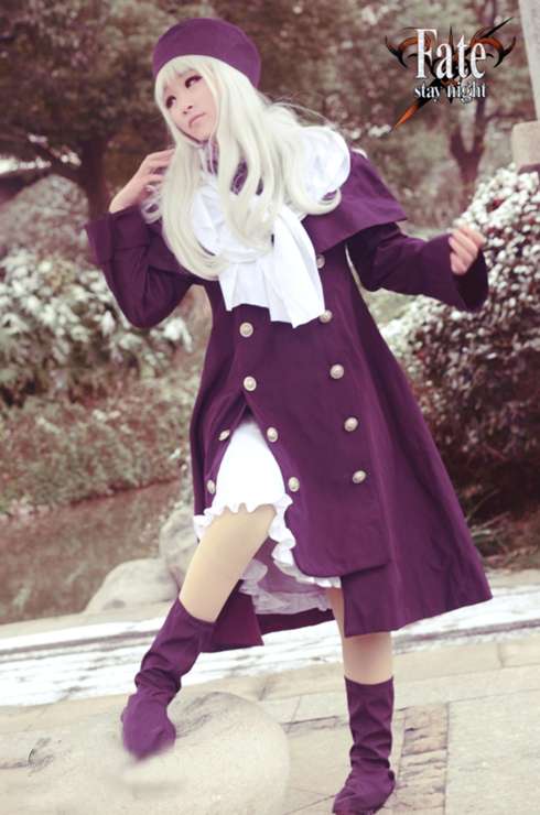 Fate/stay night イリヤ 冬服 コスプレ衣装-