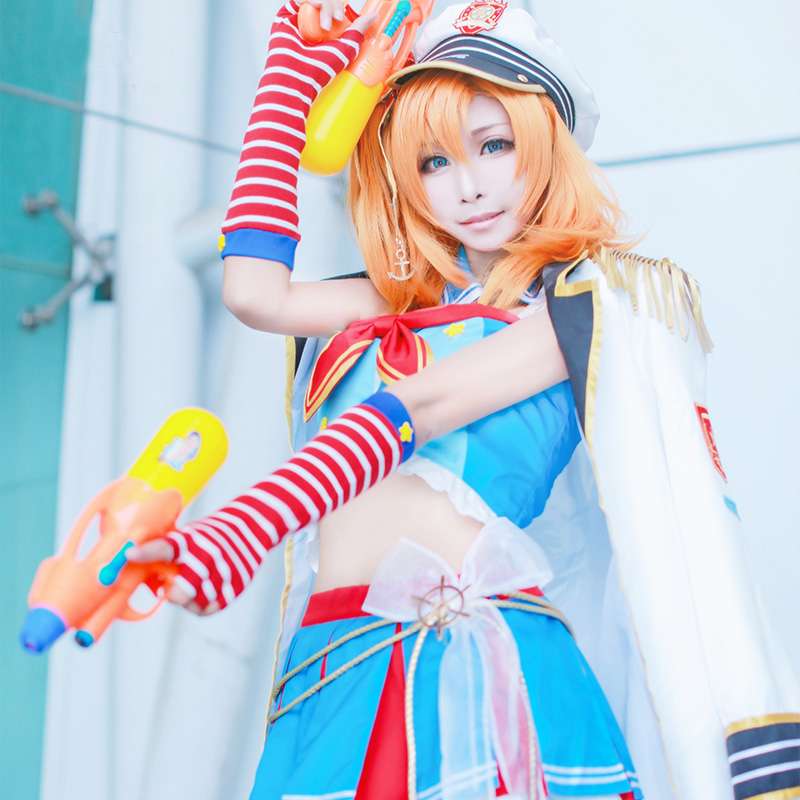 全員 ラブライブ 海軍 覚醒編 セーラー服 舞台装 コスプレ 衣装